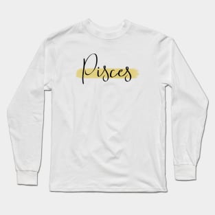 To Pisces Long Sleeve T-Shirt